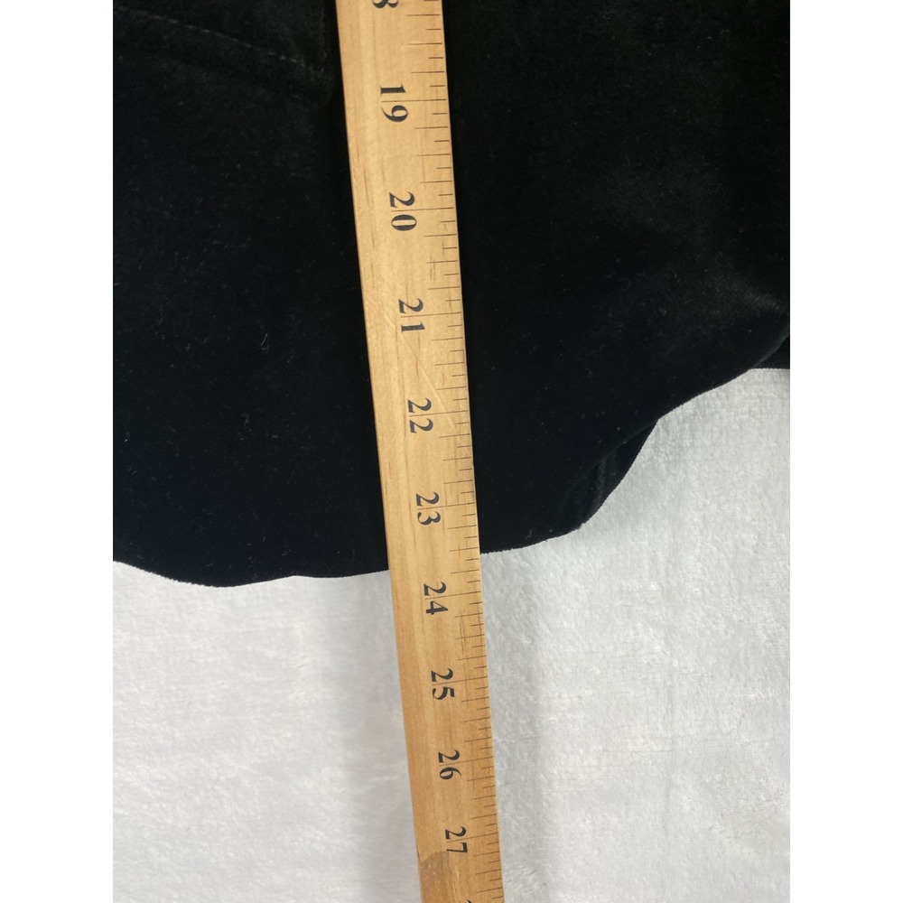 J.Crew Velvet Jacket Women's Sz M Black Preppy Classic CHECK SIZE‎ - Picture 5 of 13